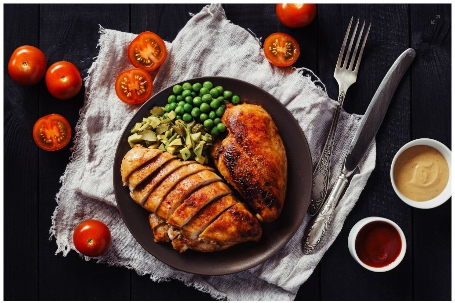 Chicken and lean beef