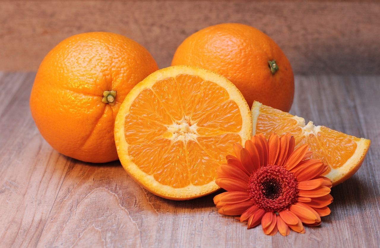 Citrus fruits are enriched in vitamin C