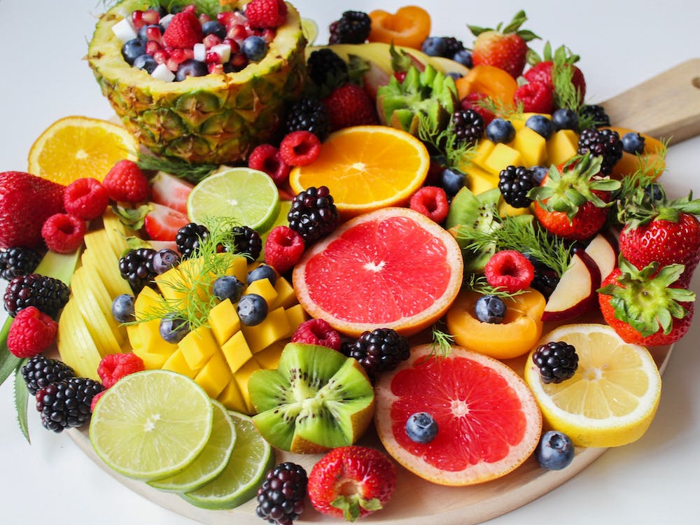 sliced fruits