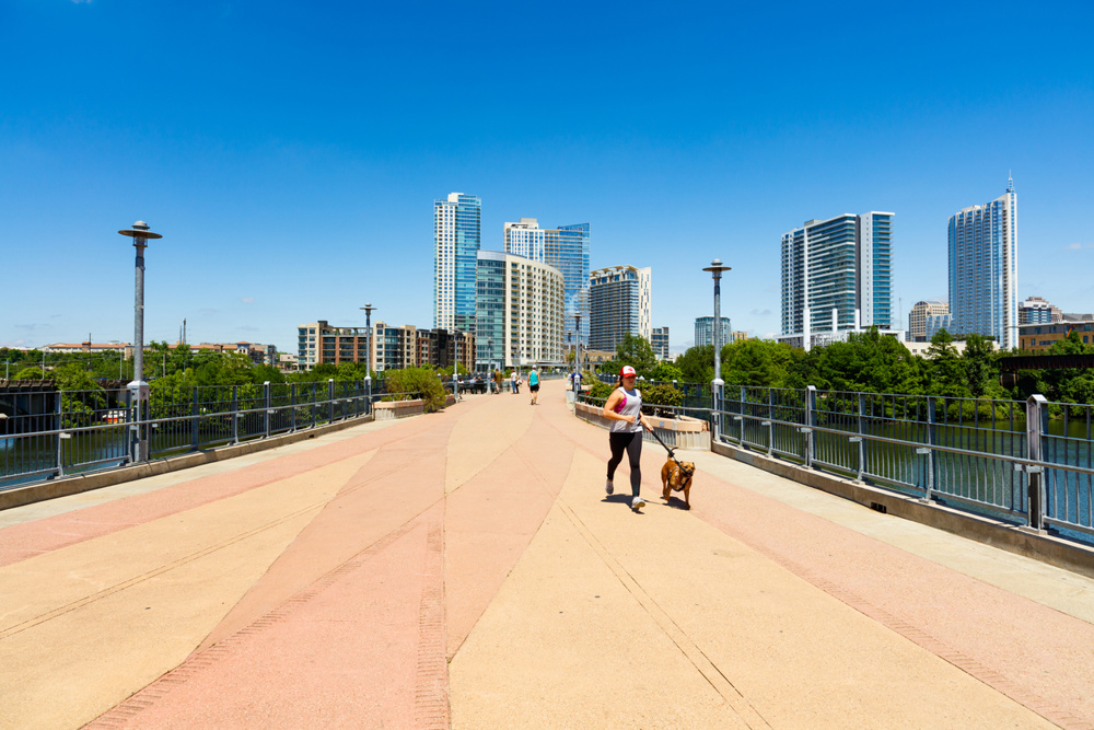 The Lamar Street Pedestrian Bridge
